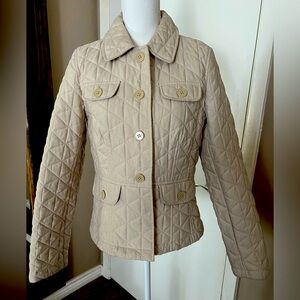 LOFT Quilted Tan Jacket